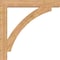 Ekena Millwork Thorton Block Smooth Bracket w/ Offset Brace, Western Red Cedar, 7 1/2"W x 48"D x 48"H BKT0806X48X48THR05SWR - alternate 2